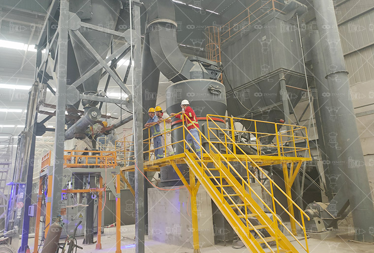 Ligne de production de broyage de poudre de chaux de qualité de construction